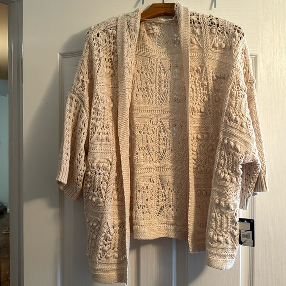 Lucky brand crochet cardigan - Picture 1 of 3